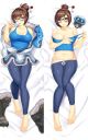 Overwatch Mei Dakimakura Hugging Pillow Cover