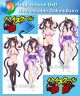 High School DxD Kuroka Undressable Dakimakura Hugging Body Pillow Cover