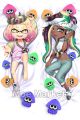 Splatoon 2 Marina and Pearl Dakimakura Hugging Pillow Cover