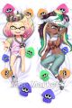 Splatoon 2 Marina and Pearl Dakimakura Hugging Pillow Cover