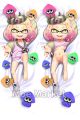 Splatoon 2 Pearl Dakimakura Hugging Pillow Cover