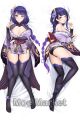Genshin Impact Baal Raiden Shogun Dakimakura Hugging Body Pillow Cover