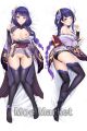 Genshin Impact Baal Raiden Shogun Dakimakura Hugging Body Pillow Cover