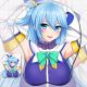 KonoSuba Aqua 3D Wrist Rest Oppai Mouse Pad