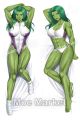 Marvel She-Hulk Dakimakura Hugging Body Pillow Cover