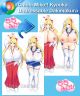 Chichi Miko!! Chichiizumi Kyouka Undressable Dakimakura Hugging Body Pillow Cover
