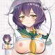 Gushing over Magical Girls Utena Hiiragi Akeno 3D Wrist Rest Oppai Mouse Pad