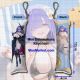 Azur Lane Mogador Mini Dakimakura Keychain Phone Strap