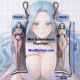 One Piece Nefertari Vivi Mini Dakimakura Keychain Phone Strap