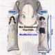 DragonBall Videl Mini Dakimakura Keychain Phone Strap