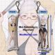 Dandadan Seiko Ayase Mini Dakimakura Keychain Phone Strap