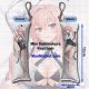 Zenless Zone Zero Tsukishiro Yanagi Mini Dakimakura Keychain Phone Strap