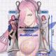 One Piece Vinsmoke Reiju Mini Dakimakura Keychain Phone Strap