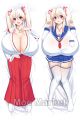 Chichi Miko!! Matsushita Ririka Dakimakura Hugging Body Pillow Cover