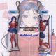 MiSide Mita Mini Dakimakura Keychain Phone Strap
