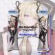 Zenless Zone Zero Evelyn Chevalier Mini Dakimakura Keychain Phone Strap