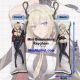 Zenless Zone Zero Evelyn Chevalier Mini Dakimakura Keychain Phone Strap
