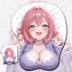 100Kanojo Hakari Hanazono 3D Wrist Rest Oppai Mouse Pad