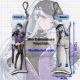 Girls' Frontline 2 Klukai Mini Dakimakura Keychain Phone Strap