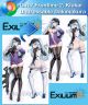 Girls' Frontline 2 Klukai Undressable Dakimakura Hugging Body Pillow Cover