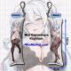 The Shy Snow Woman And The Cursed Ring Yukino Mifuyu Mini Dakimakura Keychain Phone Strap