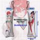 GUNDAM GQuuuuuuX Amate Yuzuriha MACHU Mini Dakimakura Keychain Phone Strap