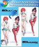 GUNDAM GQuuuuuuX Amate Yuzuriha MACHU Undressable Dakimakura Hugging Body Pillow Cover