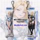 Marvel Rivals Emma Frost Mini Dakimakura Keychain Phone Strap