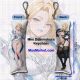Marvel Rivals Emma Frost Mini Dakimakura Keychain Phone Strap