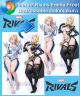 Marvel Rivals Emma Frost Undressable Dakimakura Hugging Body Pillow Cover