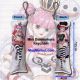 One Piece Perona Mini Dakimakura Keychain Phone Strap