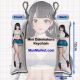 FreeStyle 2 Violet Mini Dakimakura Keychain Phone Strap