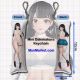 FreeStyle 2 Violet Mini Dakimakura Keychain Phone Strap