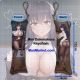 Azur Lane Azuma Mini Dakimakura Keychain Phone Strap