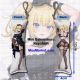Grok AI Ani Mini Dakimakura Keychain Phone Strap