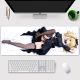 Grok AI Ani Gaming Mouse Pad Desk Pad Playmat
