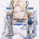 Marvel Rivals Invisible Woman Sue Storm Mini Dakimakura Keychain Phone Strap
