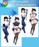 Ruri no Houseki Arato Nagi Undressable Dakimakura Hugging Body Pillow Cover