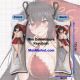 Azur Lane Taihou Mini Dakimakura Keychain Phone Strap