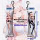 Snowbreak Mia Mini Dakimakura Keychain Phone Strap