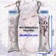 Azur Lane Pearl Mini Dakimakura Keychain Phone Strap