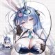 Azur Lane New Jersey 3D Wrist Rest Oppai Mouse Pad