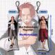 One Piece Shanks Mini Dakimakura Keychain Phone Strap
