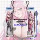 Goddess of Victory: Nikke Velvet Mini Dakimakura Keychain Phone Strap