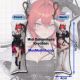 Arknights Endfield Laevatain Mini Dakimakura Keychain Phone Strap