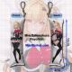 Zenless Zone Zero Cissia Mini Dakimakura Keychain Phone Strap