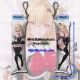 Zenless Zone Zero Cissia Mini Dakimakura Keychain Phone Strap