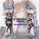 Arknights Endfield Gilberta Mini Dakimakura Keychain Phone Strap