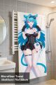 Neverness to Everness Mint Microfiber Hand and Bath Towel