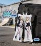 The Witch and the Beast Guideau Mini Dakimakura Keychain Phone Strap